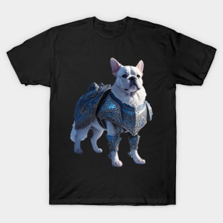 Badass Frenchie in Jotunheim Armor T-Shirt